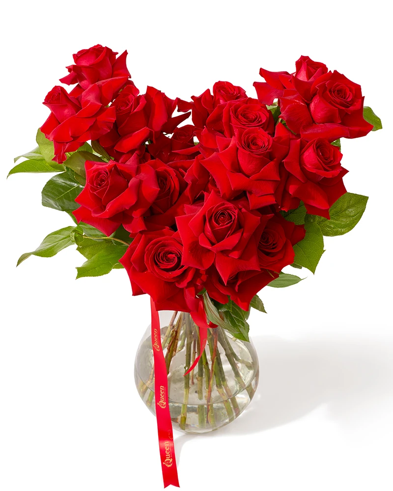 Buchet cu 17 trandafiri rosii „Endless Passion”