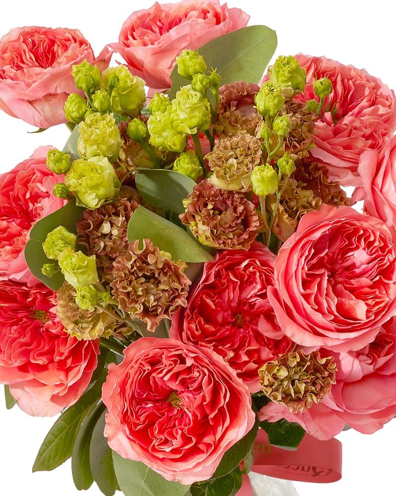 Buchet cu trandafiri si lisianthus „Royal Elegance”-2