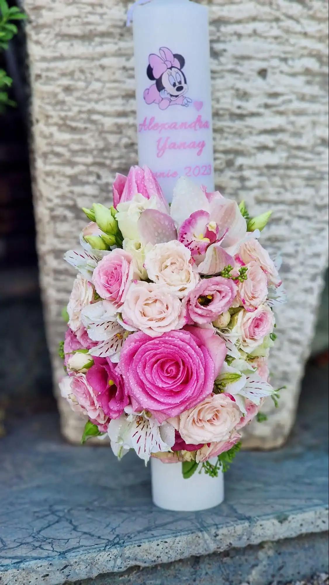 Lumânări perfecte pentru botez la Florăria Queen din Brăila - 3