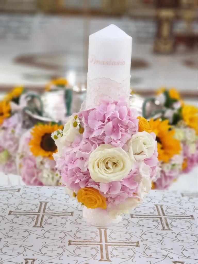 Lumânări perfecte pentru botez la Florăria Queen din Brăila - 5
